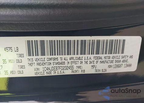 2015 Jeep Compass High Altitude Edition from USA, damaged, VIN 1C4NJDEB7FD232455